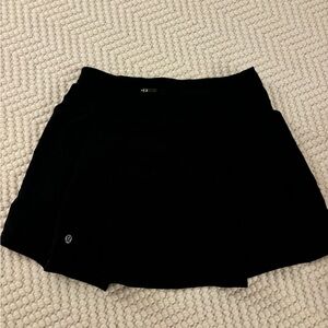 Lululemon Black skirt with shorts underneath